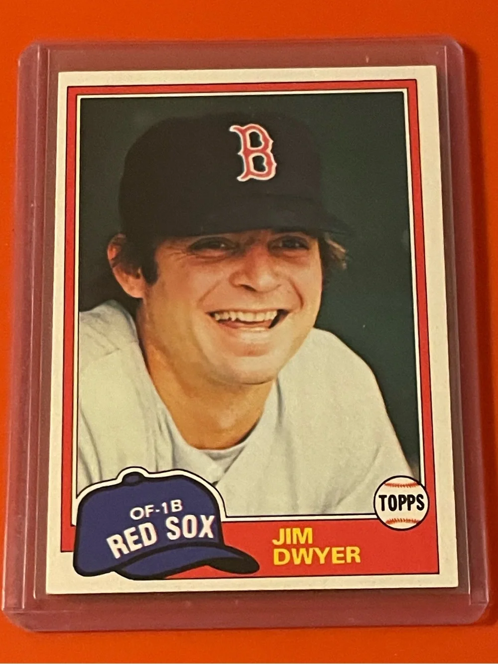 Jim Dwyer #184 1981 Topps Baseball Trading Card